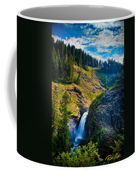  Coffee Mug featuring the photograph Lower Falls - Elk Creek Falls by Rikk Flohr