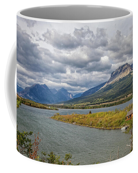 Lower Saint Mary Lake Coffee Mug featuring the photograph Lower Saint Mary Lake by Ronald Lutz