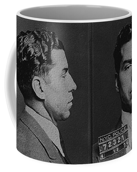 Lucky Luciano Coffee Mug featuring the photograph Lucky Luciano by Vintage Collectables