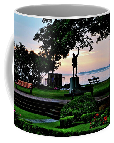 Dawn Coffee Mug featuring the photograph Lynch Park at Dawn by Scott Hufford