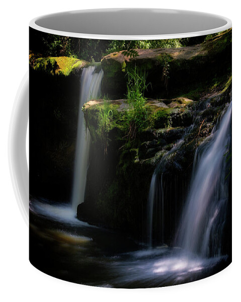 Lynn Mill Coffee Mug featuring the photograph Lynn Mill Waterfalls by Jeremy Lavender Photography