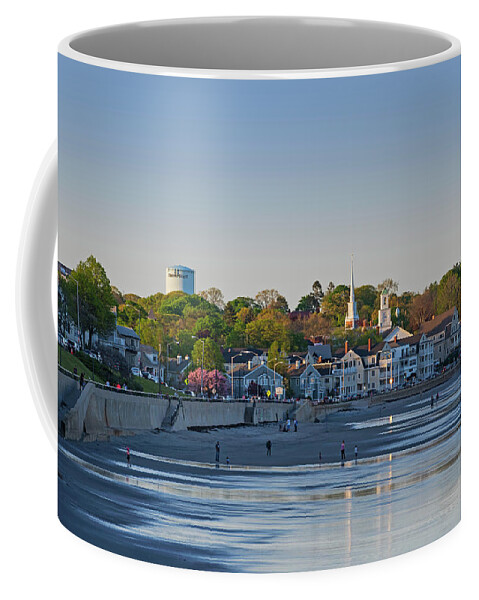Lynn Coffee Mug featuring the photograph Lynn Waterfront Swampscott Water Tower Lynn MA by Toby McGuire