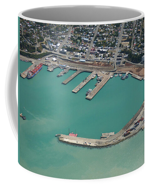 Banks Peninsula Coffee Mug featuring the photograph Lyttelton Harbour by Steve Taylor