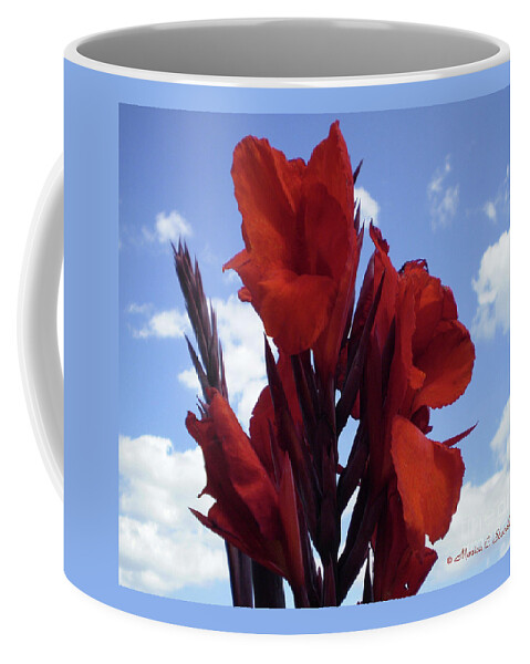 Shades Of Red Coffee Mug featuring the photograph M Shades of Red Flowers Collection No. R16 by Monica C Stovall
