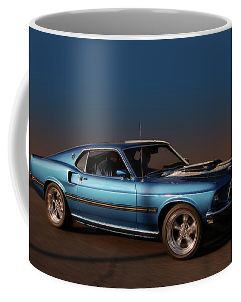 Ford Coffee Mug featuring the photograph Mach 1 by Bill Dutting
