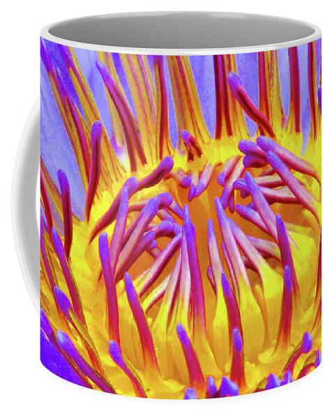 Lotus Coffee Mug featuring the digital art Macro's Lotus by Cesar Vieira