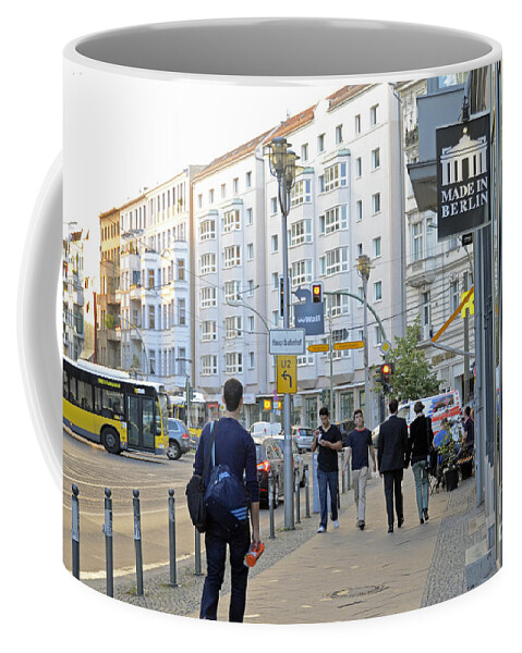 Berlin Coffee Mug featuring the photograph Made in Berlin by Elaine Berger