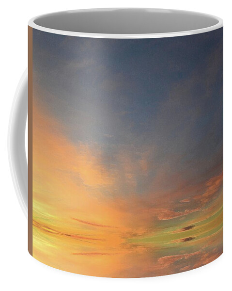 Abstract Coffee Mug featuring the digital art Magic Dawn by Lyle Crump