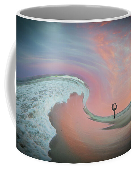 Sunset Coffee Mug featuring the photograph Magical Beach Sunset by Beth Venner