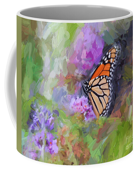 Monarch Coffee Mug featuring the photograph Magical Monarch Butterfly by Kerri Farley