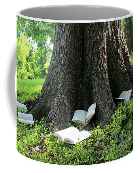 Book Coffee Mug featuring the photograph Magical Morning Reading by Adam Long