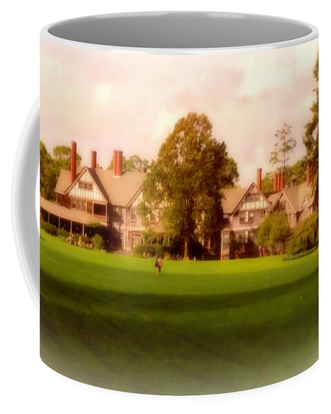 Mansions Coffee Mug featuring the mixed media Magnificent Cottage by Stacie Siemsen