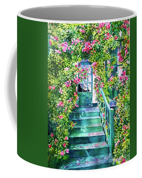 Giverny Coffee Mug featuring the painting Giverny - Maison de Monet - France by Francoise Chauray