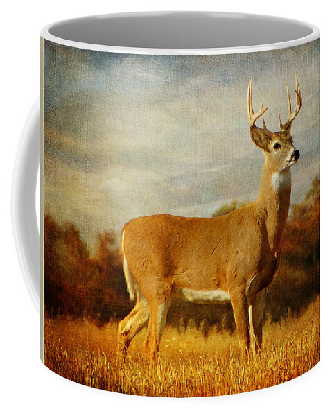 Deer Coffee Mug featuring the photograph Majestic Pose by Blair Wainman