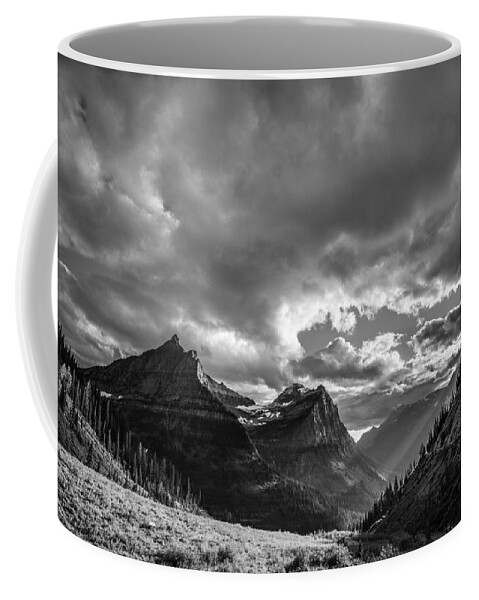 Glacier National Park Coffee Mug featuring the photograph Majestic Sunset by Adam Mateo Fierro