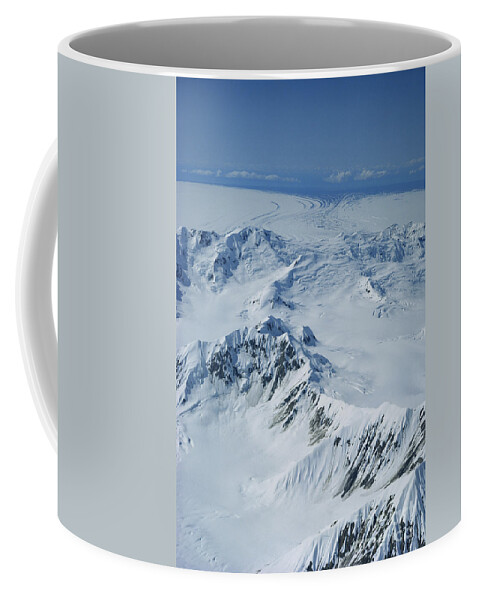 Glacier Coffee Mug featuring the photograph Malaspina Glacier by Joseph Rychetnik