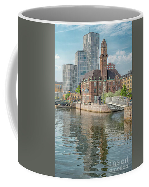 Modern Coffee Mug featuring the photograph Malmo Live Building Blocks Editorial by Antony McAulay