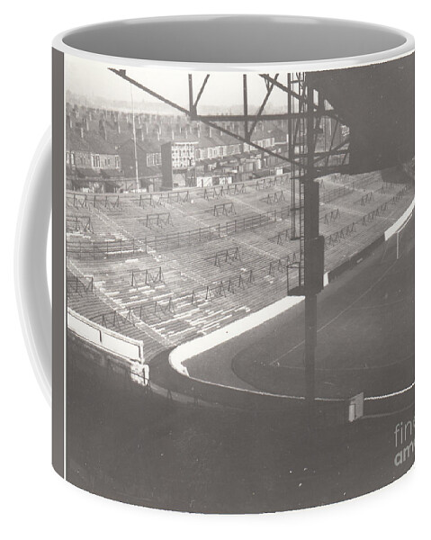 Manchester City Coffee Mug featuring the photograph Manchester City - Maine Road - South Stand 1 - 1969 by Legendary Football Grounds