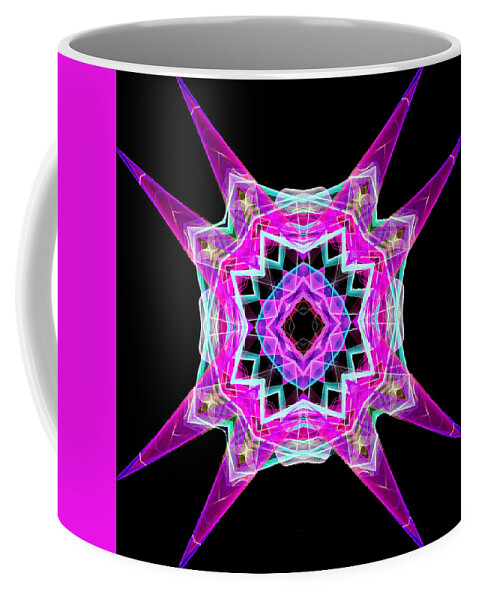 Rafael Salazar Coffee Mug featuring the digital art Mandala 3328 by Rafael Salazar