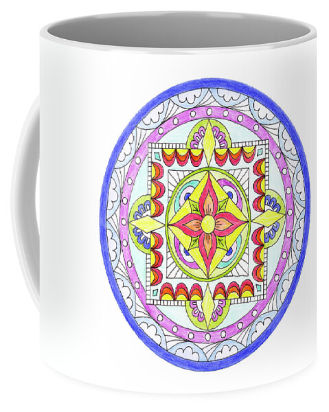 Tibetan Coffee Mug featuring the photograph Mandala by Marilyn Hunt