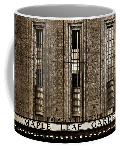 Brian Carson Coffee Mug featuring the photograph Maple Leaf Gardens by Brian Carson