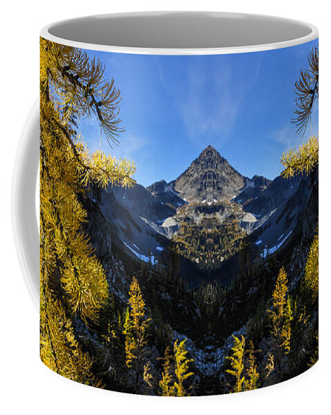 Washington Coffee Mug featuring the digital art Maple Pass Loop Reflection by Pelo Blanco Photo