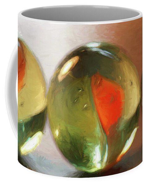 Marbles Coffee Mug featuring the photograph Marble Dream by Mary Bedy