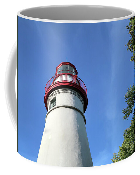 Lighthouse Coffee Mug featuring the photograph Marblehead Lighthouse in Ohio by Ann Horn