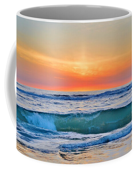 Obx Sunrise Coffee Mug featuring the photograph March Sunrise 3/6/17 by Barbara Ann Bell