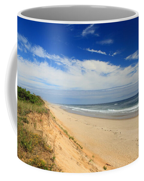 Wellfleet Coffee Mug featuring the photograph Marconi Beach Cape Cod National Seashore by John Burk