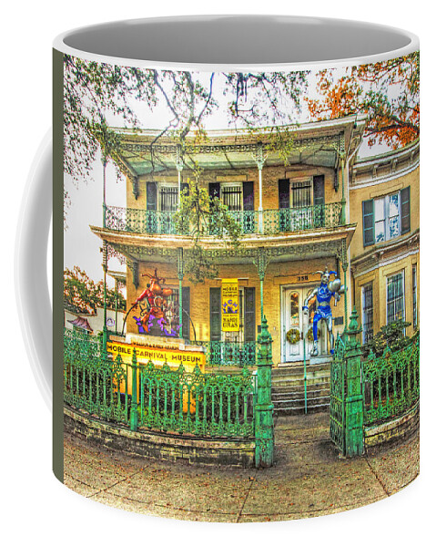 Alabama Coffee Mug featuring the photograph Mardi Gra Museum Mobile Alabama by Michael Thomas