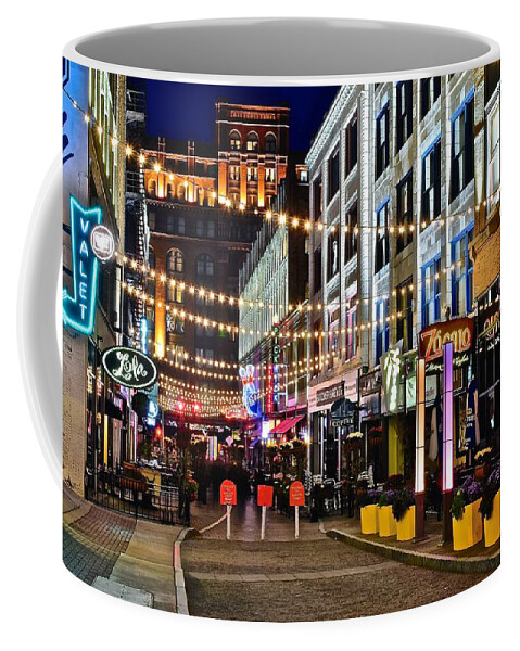 Cleveland Coffee Mug featuring the photograph Mardi Gras in Cleveland by Frozen in Time Fine Art Photography