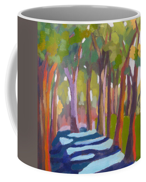 Fauvism Coffee Mug featuring the pastel Margarita Lane I by Constance Gehring