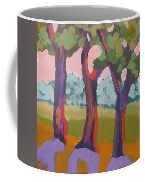 Fauvism Coffee Mug featuring the pastel Margarita Lane II by Constance Gehring