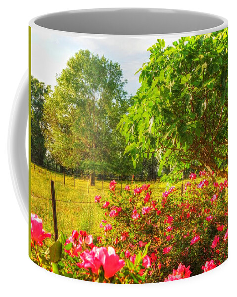Roses Coffee Mug featuring the photograph Marie's Roses by Lanita Williams