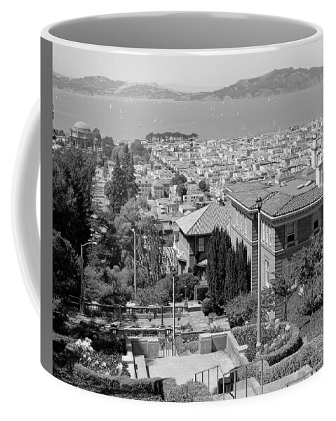 Marina District Coffee Mug featuring the photograph Marina District San Francisco Bay California by Kathy Anselmo