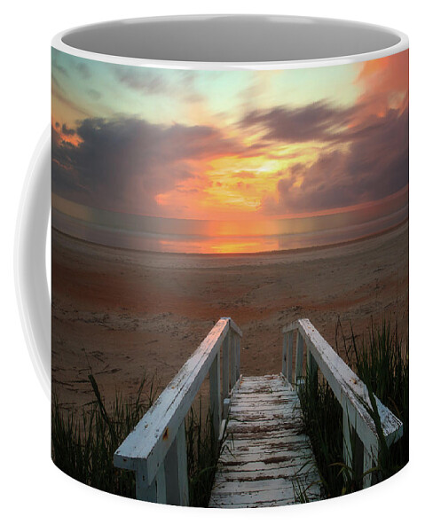 Florida Coffee Mug featuring the photograph Marineland Sunrise by Stefan Mazzola