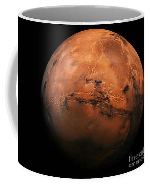Nasa Coffee Mug featuring the photograph Mars The Red Planet by Edward Fielding