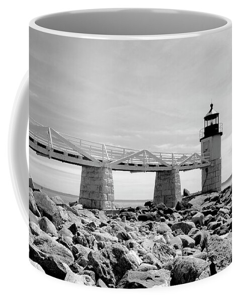 Marshall Point Light Coffee Mug featuring the photograph Marshall by Corinne Rhode