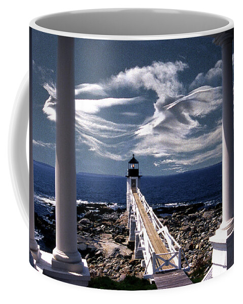 Lighthouses Coffee Mug featuring the photograph Marshall Point Lighthouse Maine by Skip Willits