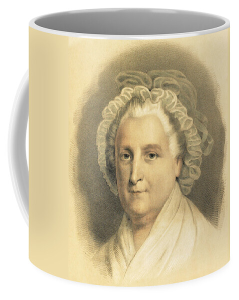 Martha Coffee Mug featuring the painting Martha Washington by American School