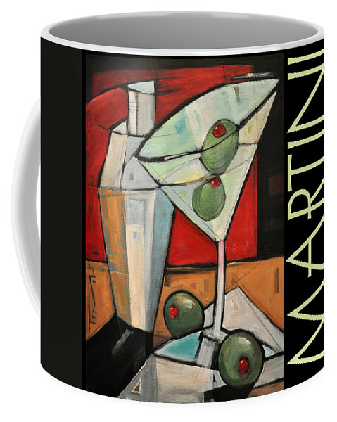 Beverage Coffee Mug featuring the painting Martini Poster by Tim Nyberg