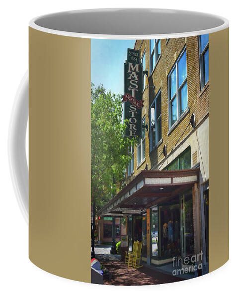 Scenic Tours Coffee Mug featuring the photograph Mast General by Skip Willits