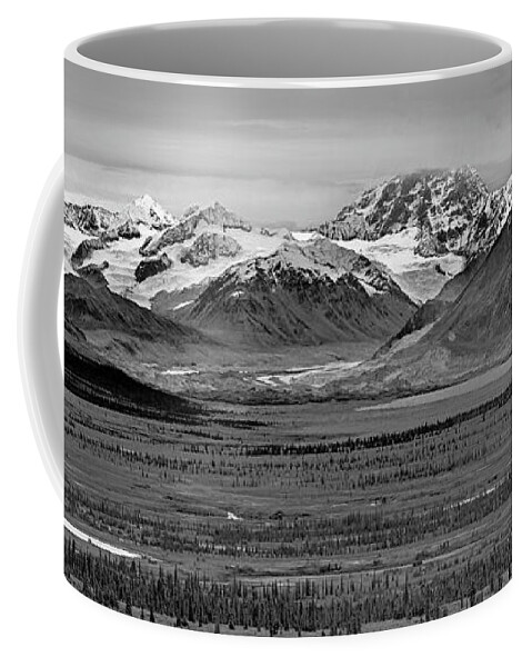 Glacier Coffee Mug featuring the photograph Matanuska-Sustina Pano by Peter J Sucy