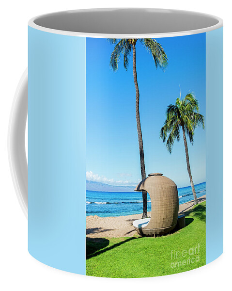 Maui Chairs Coffee Mug featuring the photograph Maui Chair by Baywest Imaging