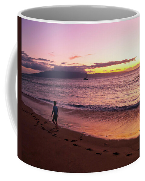Hawaii Coffee Mug featuring the photograph Maui Sunset by Steven Clark