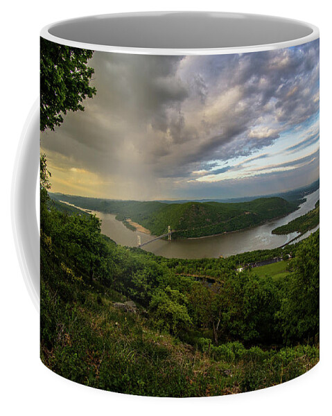 Hudson Valley Coffee Mug featuring the photograph May on Bear Mountain by John Morzen
