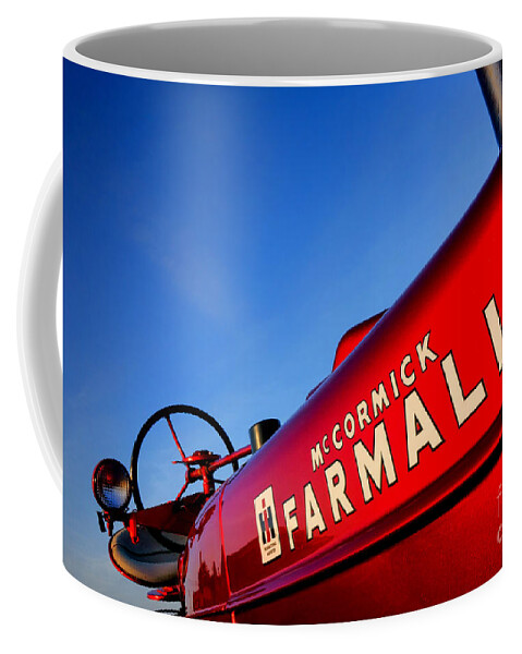 Mccormick Coffee Mug featuring the photograph McCormick Farmall Red Beauty by Olivier Le Queinec