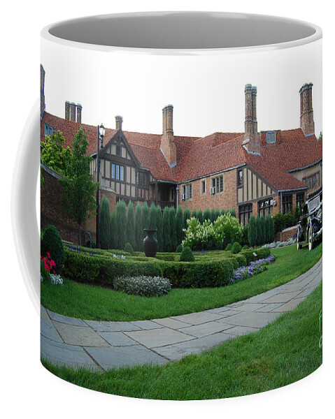 Concours D'elegance Coffee Mug featuring the photograph Meadowbrook Hall by Grace Grogan