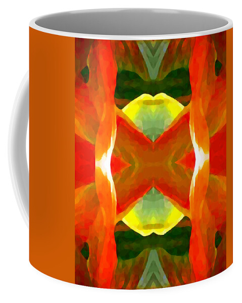 Abstract Coffee Mug featuring the painting Meditation by Amy Vangsgard